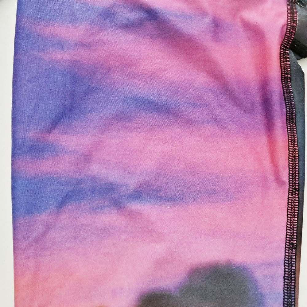 Teeki Clouds Sunset Hot Pants Leggings - Picture 5 of 6